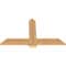 Ekena Millwork Eugene Smooth Timber Gable Bracket, Western Red Cedar, 48"W x 28"H x 1 1/2"D x 5 1/2"F, 14/12 Pitch GBW048X28X0206EUG00SWR - alternate 3